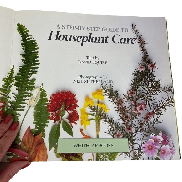 Houseplant Care Book Step by Step Guide 124 Pages Whitecap 1994 - Picture 2 of 11